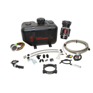 Snow Performance Stage 2 Boost Cooler 2011-2017 Ford Mustang Gt 5.0L Forced Induction Water-Methanol Injection Kit (Stainless Steel Braided Line, 4AN Fittings)