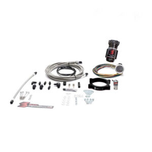 Snow Performance Stage 2 Boost Cooler 2010-2015 Chevy Camaro SS 6.2L Forced Induction Water-Methanol Injection Kit (Stainless Steel Braided Line, 4AN Fittings)