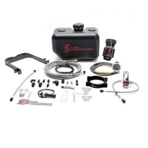 Snow Performance Stage 2 Boost Cooler 2010-2015 Chevy Camaro SS 6.2L Forced Induction Water-Methanol Injection Kit (Stainless Steel Braided Line, 4AN Fittings)