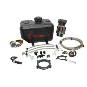 Snow Performance Stage 2 Boost Cooler 2014+ Chevy Corvette C7 6.2L Forced Induction Water-Methanol Injection Kit (Stainless Steel Braided Line, 4AN Fittings)