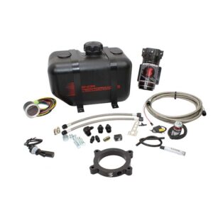 Snow Performance Stage 2 Boost Cooler 2014+ GM Truck Forced Induction Water-Methanol Injection Kit (Stainless Steel Braided Line, 4AN Fittings)