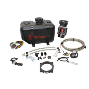 Snow Performance Stage 2 Boost Cooler Dodge Challenger/Charger Hellcat Water-Methanol Injection Kit (Stainless Steel Braided Line, 4AN Fittings)