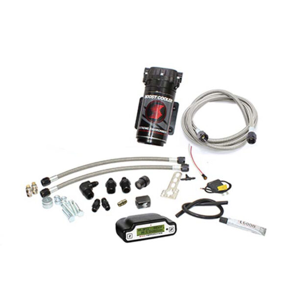 Snow Performance Stage 3 Boost Cooler Direct Injected 2D MAP Progressive Water-Methanol Injection Kit (Stainless Steel Braided Line, 4AN Fittings)
