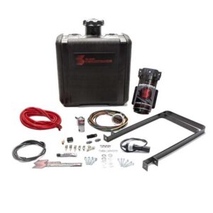 Snow Performance Diesel Stage 2 Boost Cooler Water-Methanol Injection Kit Dodge 5.9L Cummins (Red High Temp Nylon Tubing, Quick-Connect Fittings)