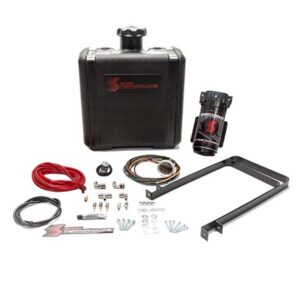 Snow Performance Diesel Stage 2 Boost Cooler Water-Methanol Injection Kit Chevy/Gmc lbz/Lly/Lmm/Lml/L5P Duramax (Red High Temp Nylon Tubing, Quick-Connect Fittings)