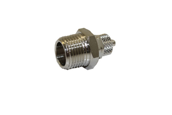Snow Performance Straight Res Fitting 3/8 NPT- 1/4 Quick Connect