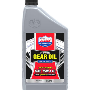 LUCAS Synthetic SAE 75W-140 V-Twin Gear Oil 1L