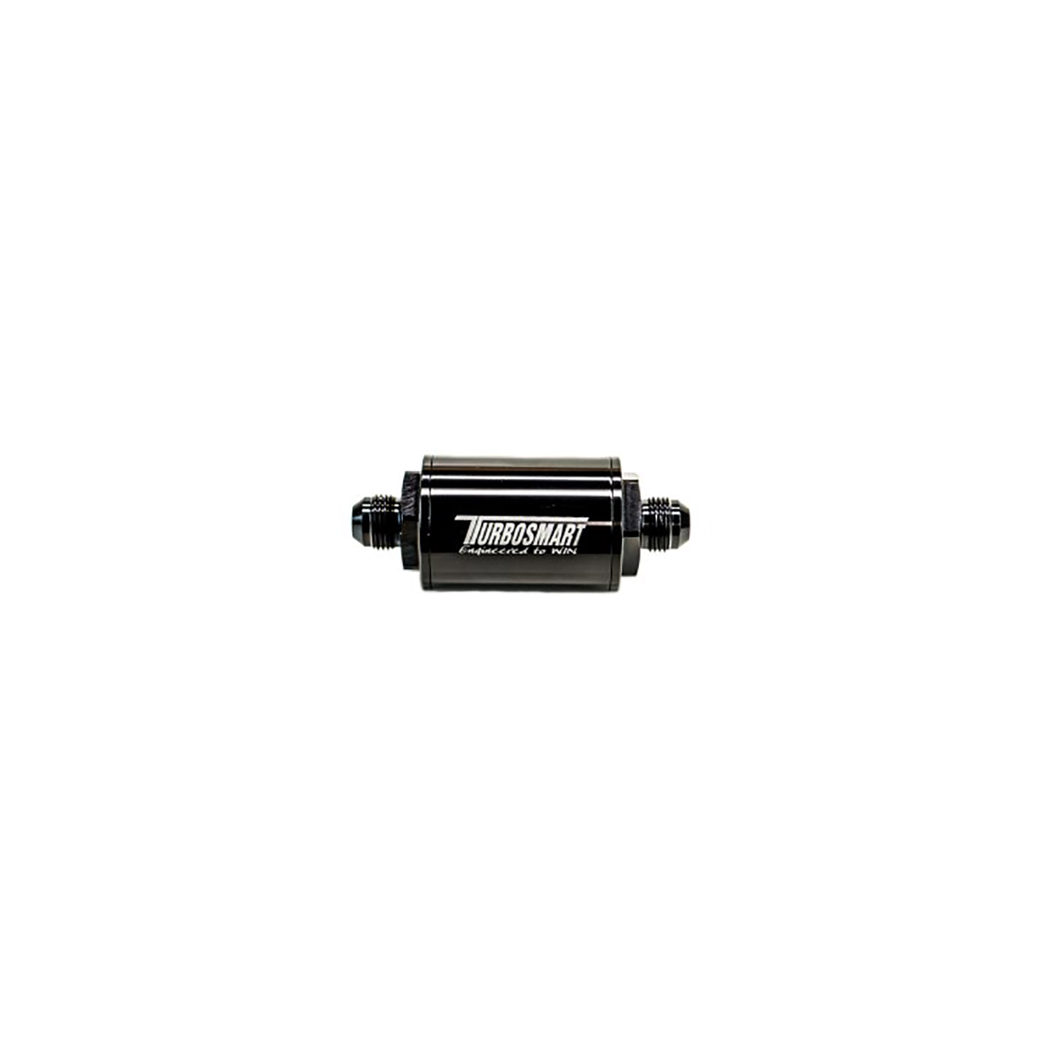 TURBOSMART FPR Billet Fuel Filter 10um AN-8 - Black