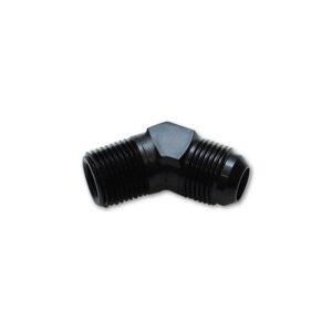 VIBRANT PERFORMANCE 45 Degree Adaptor Fitting (AN to NPT); Size: -3 AN x 1/8" NPT