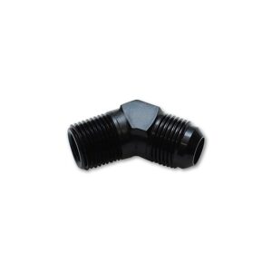 VIBRANT PERFORMANCE 45 Degree Adaptor Fitting (AN to NPT); Size: -4 AN x 1/8" NPT
