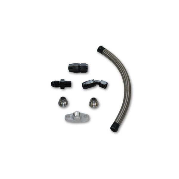 VIBRANT PERFORMANCE Universal Oil Drain Kit for GT Series Turbos (12" long line)