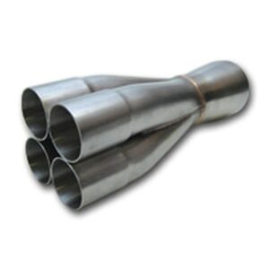 VIBRANT PERFORMANCE 4-1 S.S Merge Collector (1-7/8" Inlet ID, 2.5" Merge, Outlet OD 3")