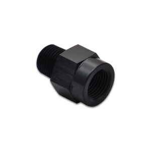 VIBRANT PERFORMANCE 1/8" Male BSP to 1/8" Female NPT Adapter Fitting - Aluminium