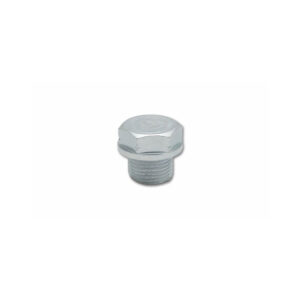 VIBRANT PERFORMANCE Hex Head O2 Bung Plug, M18 x 1.5 Male Thread, Zinc Plated Mild Steel (Bulk Pack of 100 pcs per Box)