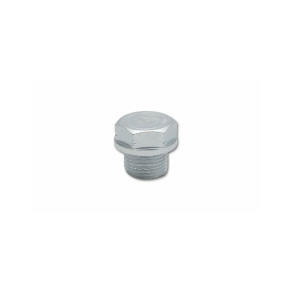 VIBRANT PERFORMANCE Hex Head O2 Bung Plug, M18 x 1.5 Male Thread, Zinc Plated Mild Steel (Bulk Pack of 100 pcs per Box)
