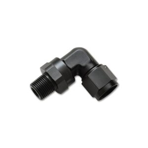 VIBRANT PERFORMANCE -10AN Female to 3/8"NPT Male Swivel 90 Degree Adapter Fitting