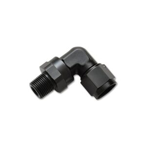 VIBRANT PERFORMANCE -10AN Female to 1/2"NPT Male Swivel 90 Degree Adapter Fitting