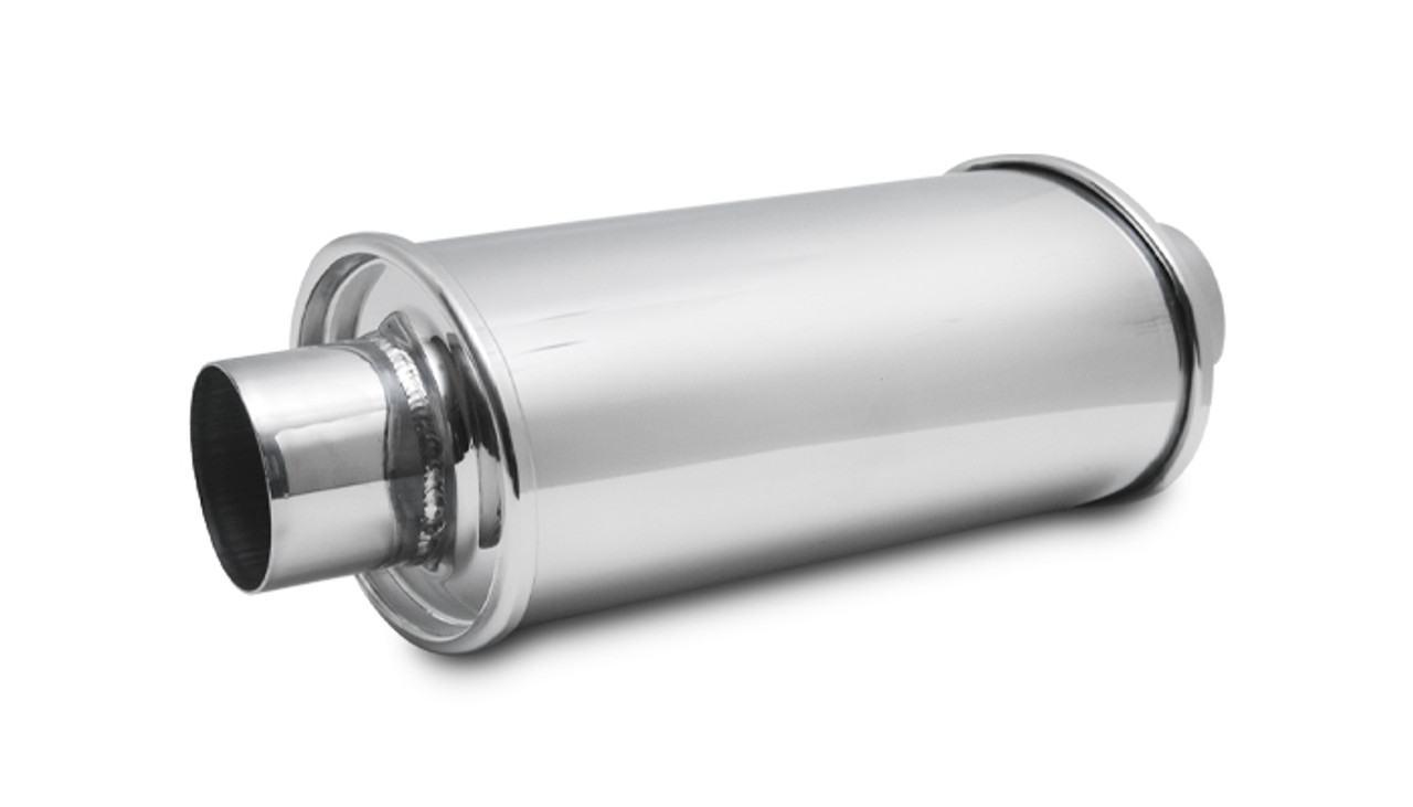 VIBRANT PERFORMANCE 2.25 Inch Stainless Steel Ultra Quiet Exhaust Resonator
