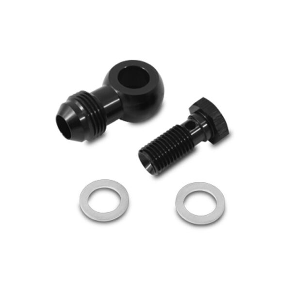 VIBRANT PERFORMANCE Single Banjo Adaptor Assembly, Male -6AN Flare with M12x1.5 Bolt - Image 2