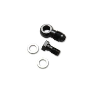 VIBRANT PERFORMANCE -8AN Male Banjo Fitting 10mm x 1.0 Metric; Aluminium + 2 Washers