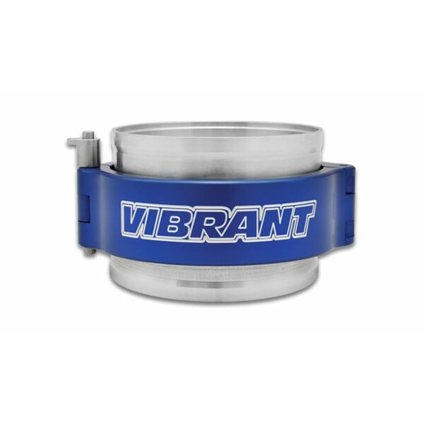 VIBRANT PERFORMANCE 2" HD V Band Clamp System Assembly, Blue