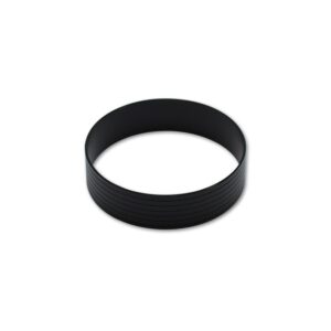 VIBRANT PERFORMANCE Aluminium Union Sleeve for 2.5" Tube O.D. - Hard Anodised Black