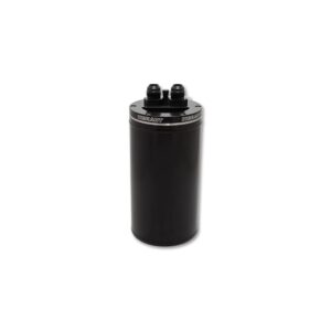 VIBRANT PERFORMANCE Catch Can with Integrated Filter, CNC Logo - Anodised Black