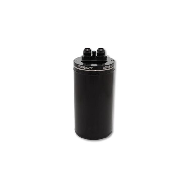 VIBRANT PERFORMANCE Catch Can with Integrated Filter, CNC Logo - Anodised Black