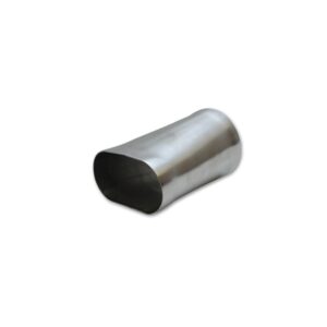 VIBRANT PERFORMANCE 3.5" Oval to 3.5" O.D. Round Transition Adapter (6" Long)