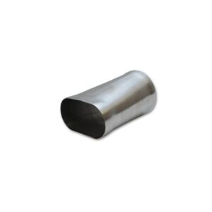 VIBRANT PERFORMANCE 4" Oval to 4" OD x Round Transition Adapter (6" Long)