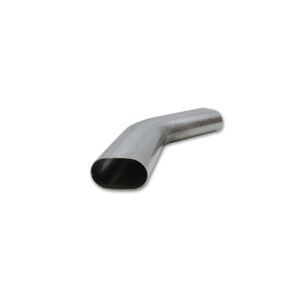 VIBRANT PERFORMANCE 3" Oval 45 Degree Mandrel Bend, 6" x 6" leg