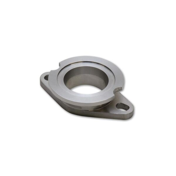 VIBRANT PERFORMANCE Wastegate Adapter Flange, from Tial 38mm 2=bolt to 44mm V-Band - T304 Stainless Steel