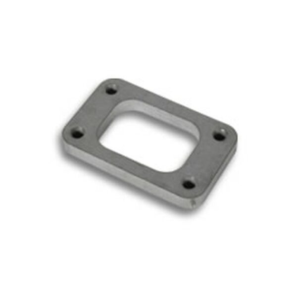 VIBRANT PERFORMANCE Turbo Inlet Flange with tapped holes for T3 turbine inlet - 1/2" thick 304 Stainless Steel