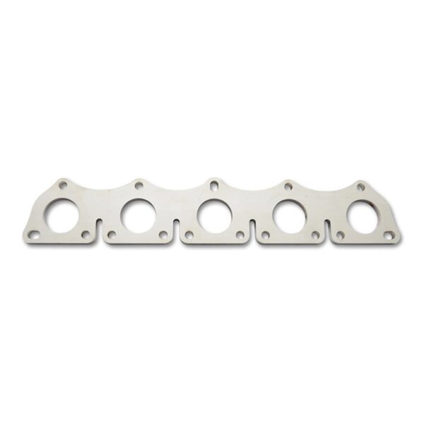VIBRANT PERFORMANCE Exhaust Manifold Flange for 2005 and up VW 2.5L 5 cyl motor, 3/8" Thick, T304 Stainless Steel