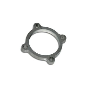 VIBRANT PERFORMANCE 4 Bolt Turbo Outlet Flange for T3, GT30/GT35 (3" I.D. Opening) - 1/2" thick 304 Stainless Steel