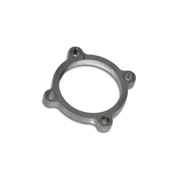 VIBRANT PERFORMANCE 4 Bolt Turbo Outlet Flange for T3, GT30/GT35 (3" I.D. Opening) - 1/2" thick 304 Stainless Steel