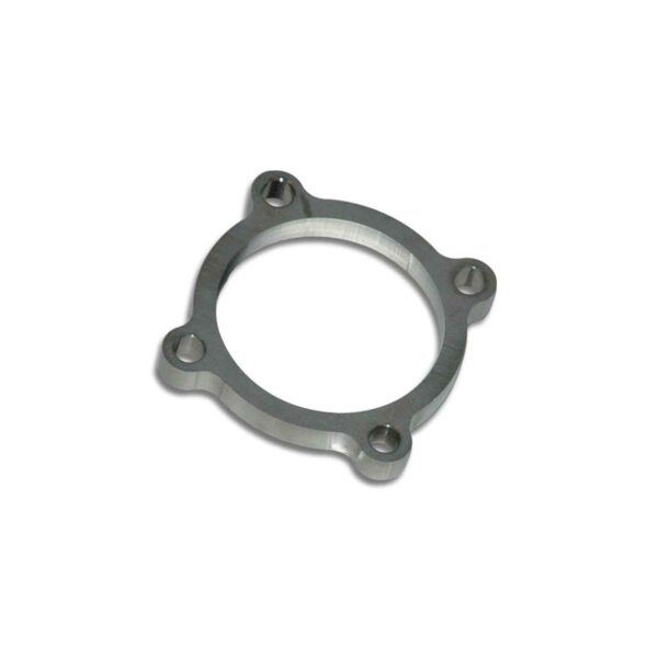 VIBRANT PERFORMANCE 4 Bolt Turbo Outlet Flange for T3, GT30/GT35 (3" I.D. Opening) - 1/2" thick Mild Steel