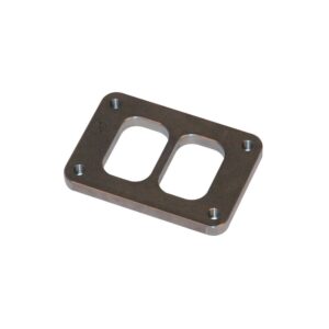VIBRANT PERFORMANCE Divided Turbo Inlet Flange for GT3788, GT40R, GT42R, GT45R, T4, Borg Warner 7064/7670 D,C and G type - 1/2" thick Mild Steel