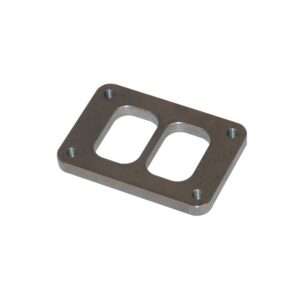 VIBRANT PERFORMANCE Divided Turbo Inlet Flange for GT42, GTX42 T6 - 1/2" thick Mild Steel