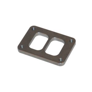 VIBRANT PERFORMANCE Divided Turbo Inlet Flange for GT42, GTX42 T6 - 1/2" thick Mild Steel