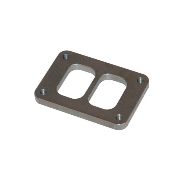VIBRANT PERFORMANCE Divided Turbo Inlet Flange for GT42, GTX42 T6 - 1/2" thick Mild Steel