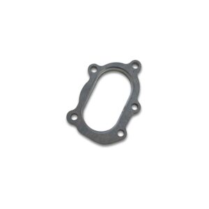 VIBRANT PERFORMANCE 5 Bolt Turbo Outlet Flange (Oval Fishmouth Opening) for GT25R/GT28R and GT3071R - 1/2" Thick Mild Steel