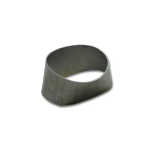 VIBRANT PERFORMANCE Oval to Round Transition Adapter Flange for use with Vibrant PN 1448 - T304 Stainless Steel