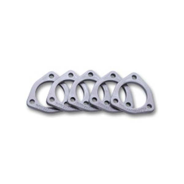 VIBRANT PERFORMANCE 3-Bolt Stainless Steel Flanges (2.5" I.D.) - Box of 5 Flanges