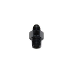 VIBRANT PERFORMANCE -6AN Male to 1/4" NPT Male Union Adapter Fitting with 1/8" NPT Port