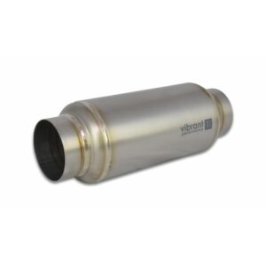 VIBRANT PERFORMANCE Titanium Resonator, 2.5" inlet/outlet x 12" Long
