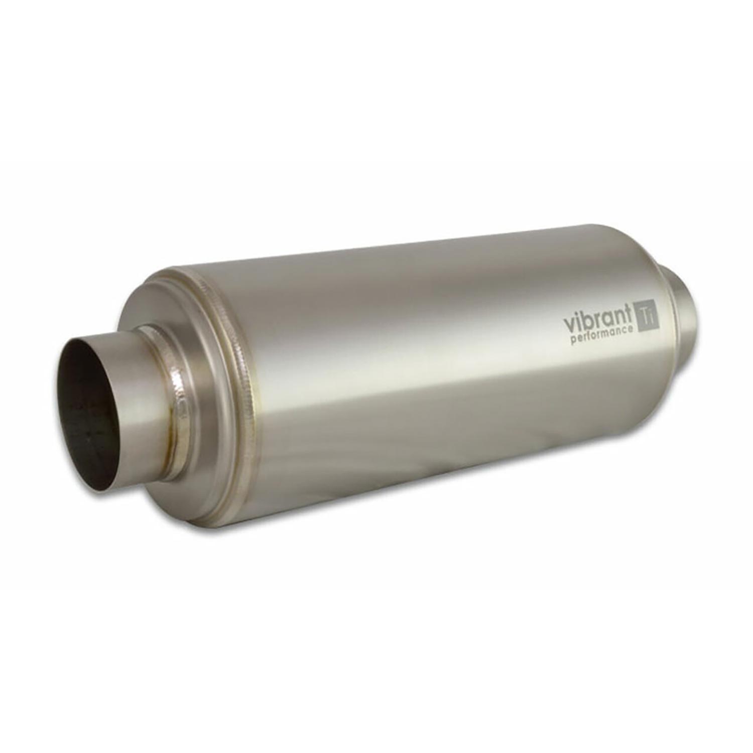 VIBRANT PERFORMANCE Titanium Resonator, 3" inlet/outlet x 16" Long
