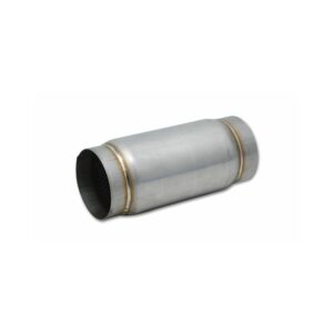 VIBRANT PERFORMANCE Stainless Steel Race Muffler, 3" inlet/outlet x 9" Long