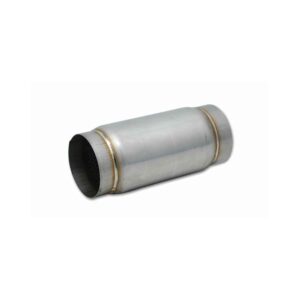 VIBRANT PERFORMANCE Stainless Steel Race Muffler, 3.5" inlet/outlet x 5" Long