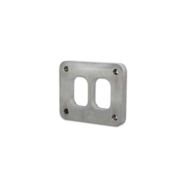 VIBRANT PERFORMANCE Divided Turbo Inlet Flange for Garrett GT4088 (model 703457-2) - 1/2" Thick 304 Stainless Steel